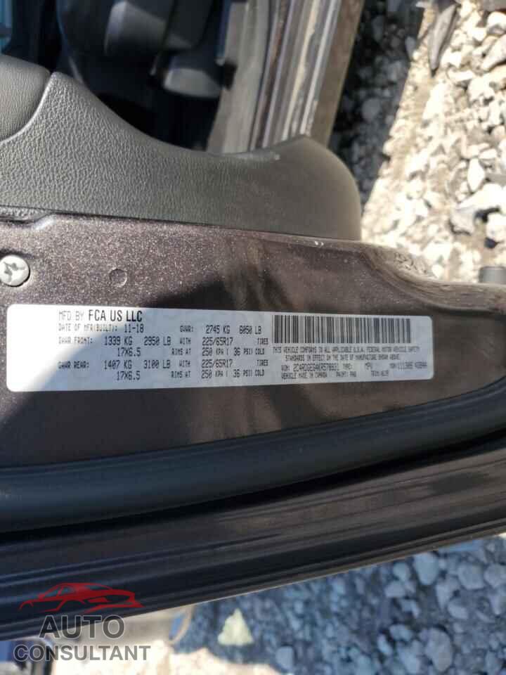 DODGE CARAVAN 2019 - 2C4RDGEG4KR578931
