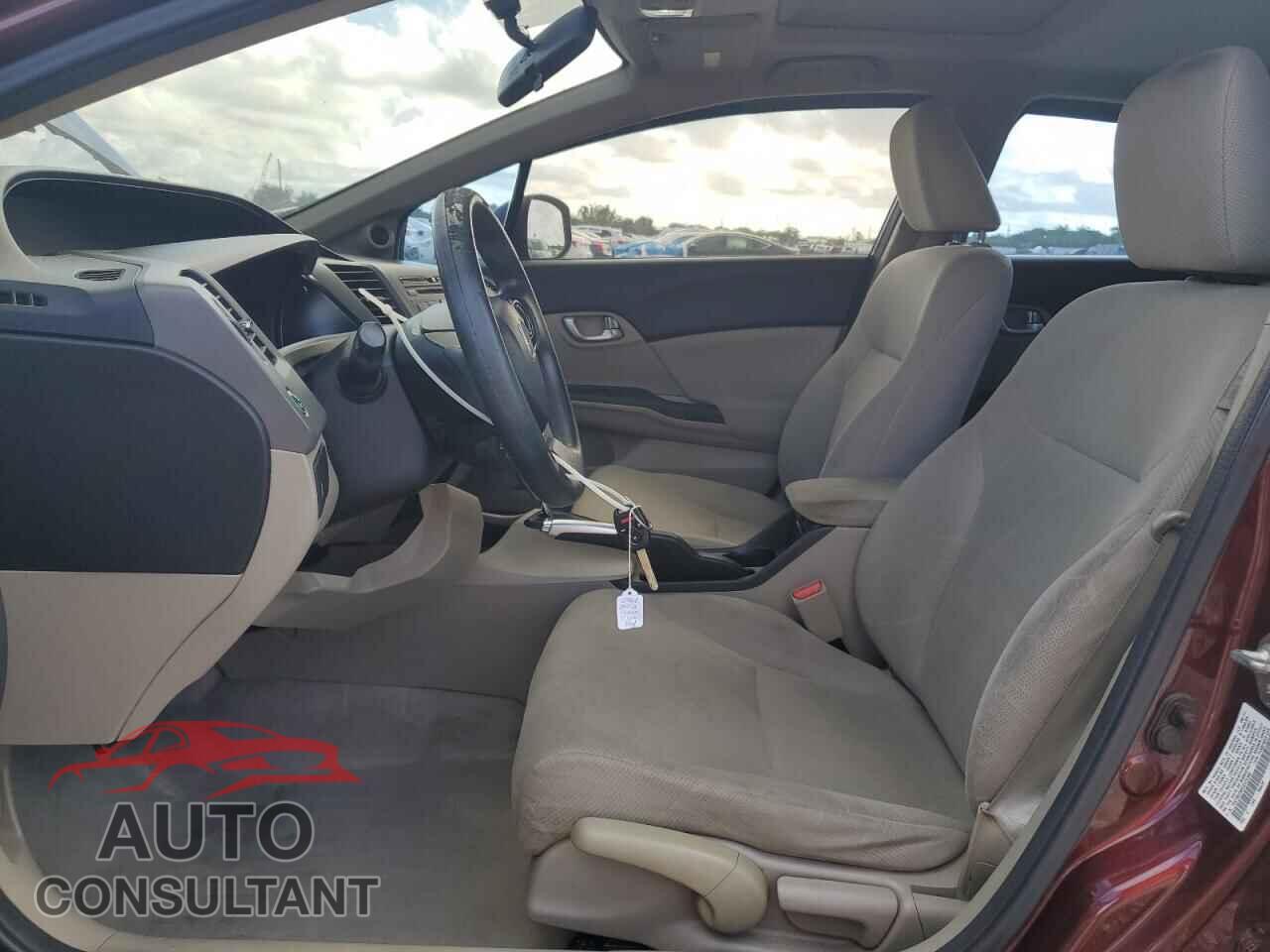 HONDA CIVIC 2012 - 19XFB2F86CE372306