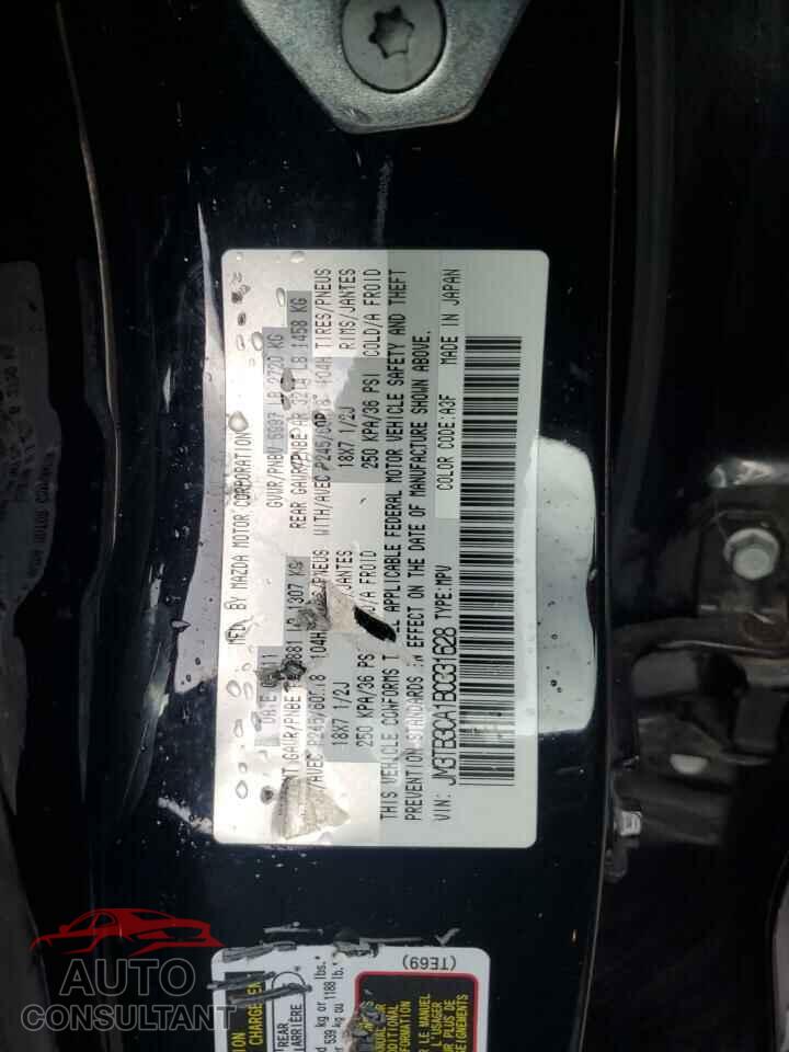 MAZDA CX-9 2011 - JM3TB3CA1B0331628