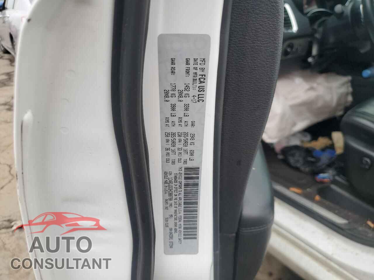 DODGE DURANGO 2017 - 1C4RDJDG3HC888780