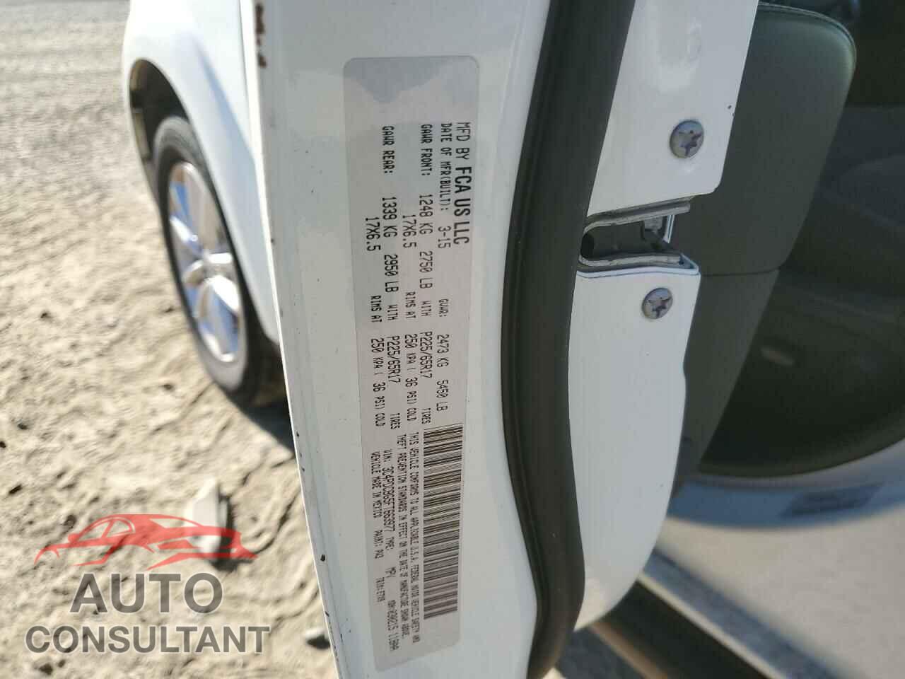 DODGE JOURNEY 2015 - 3C4PDCBG5FT663977