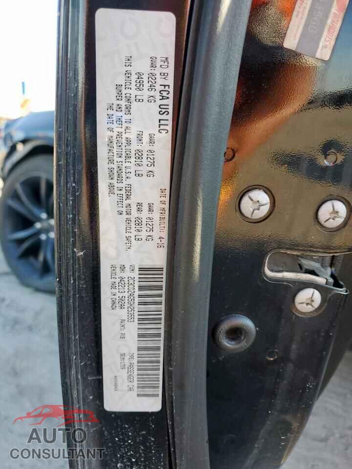 DODGE CHALLENGER 2016 - 2C3CDZAG5GH253553
