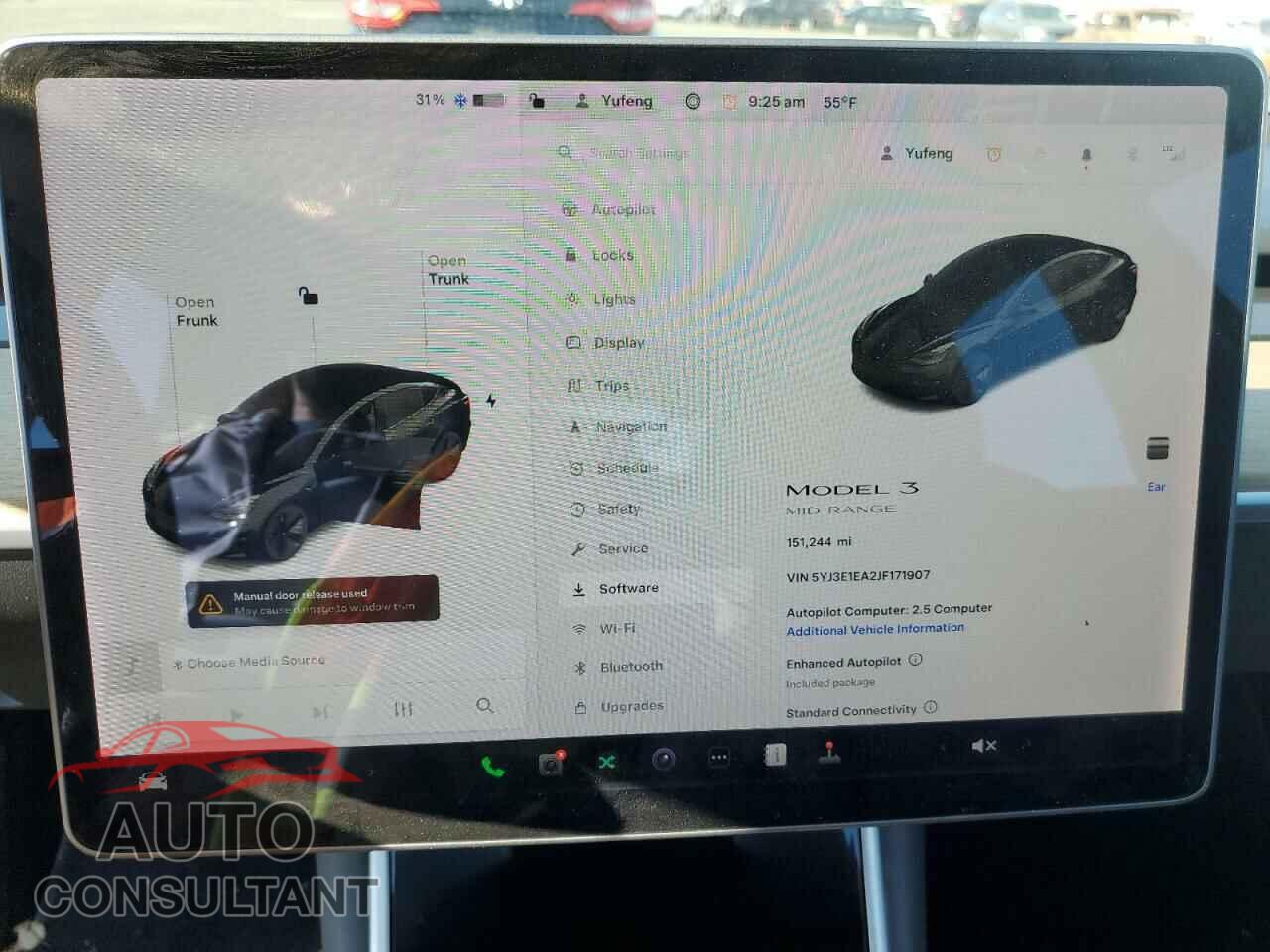 TESLA MODEL 3 2018 - 5YJ3E1EA2JF171907