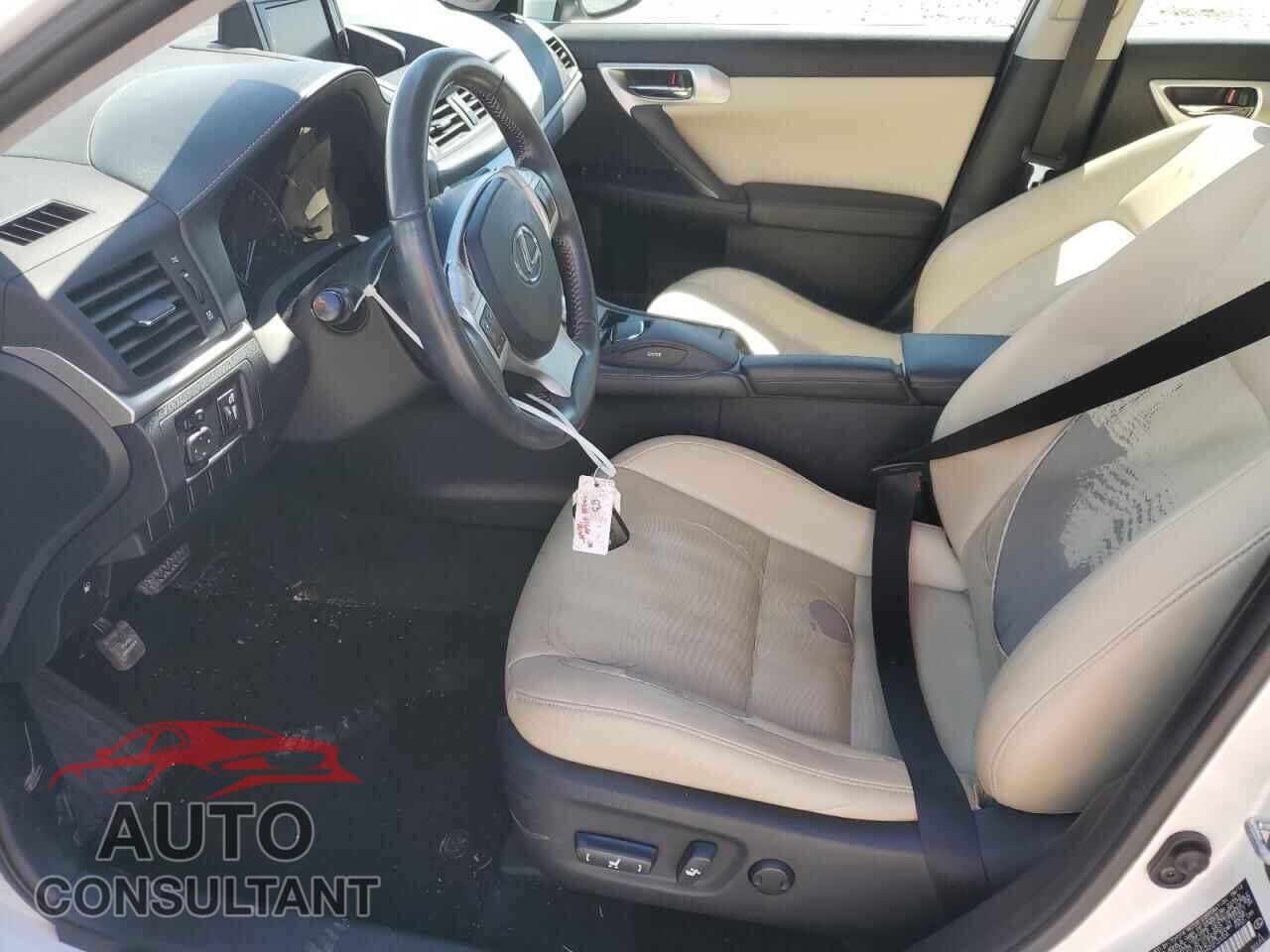 LEXUS CT 200 2013 - JTHKD5BHXD2123326