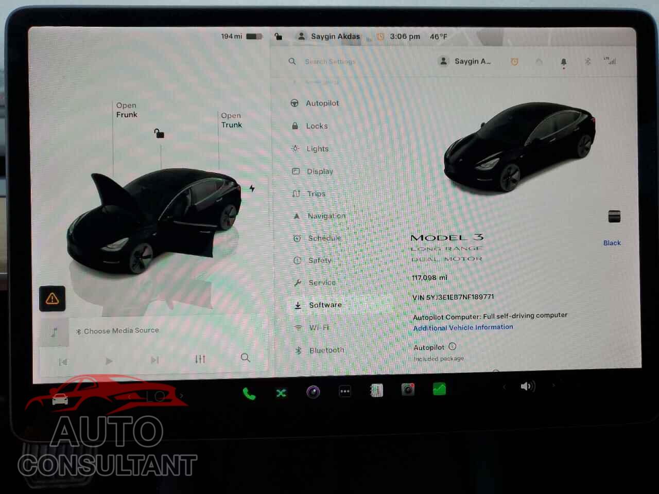 TESLA MODEL 3 2022 - 5YJ3E1EB7NF189771
