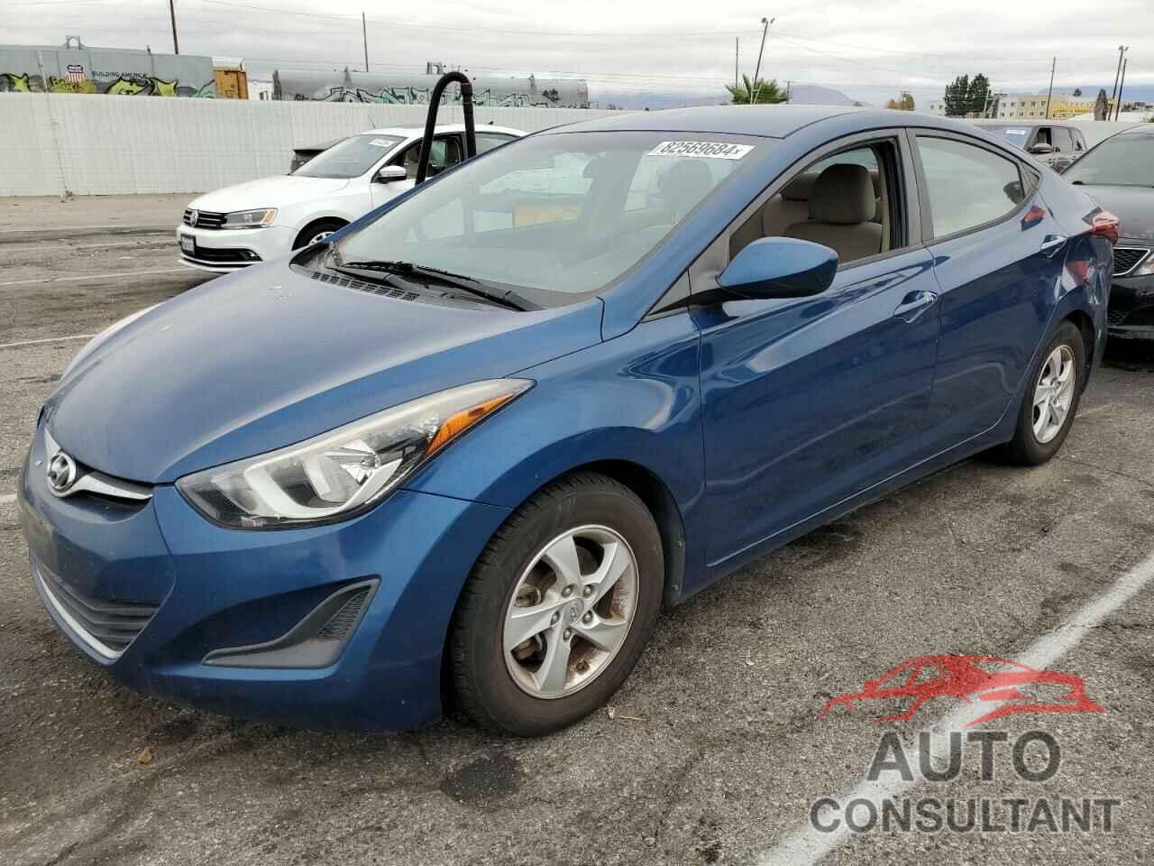 HYUNDAI ELANTRA 2014 - KMHDH4AE6EU206821