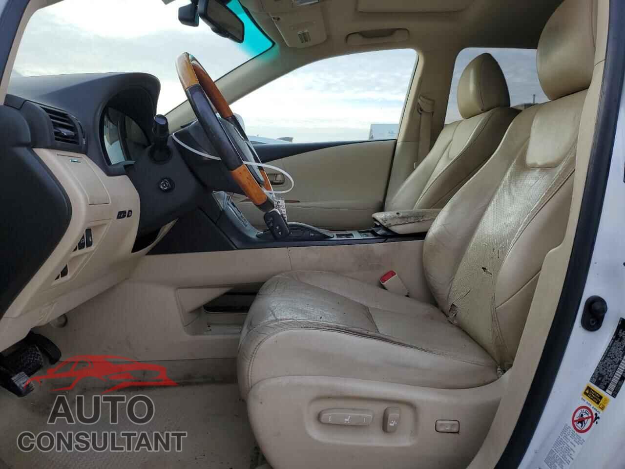 LEXUS RX350 2010 - 2T2BK1BA2AC071315