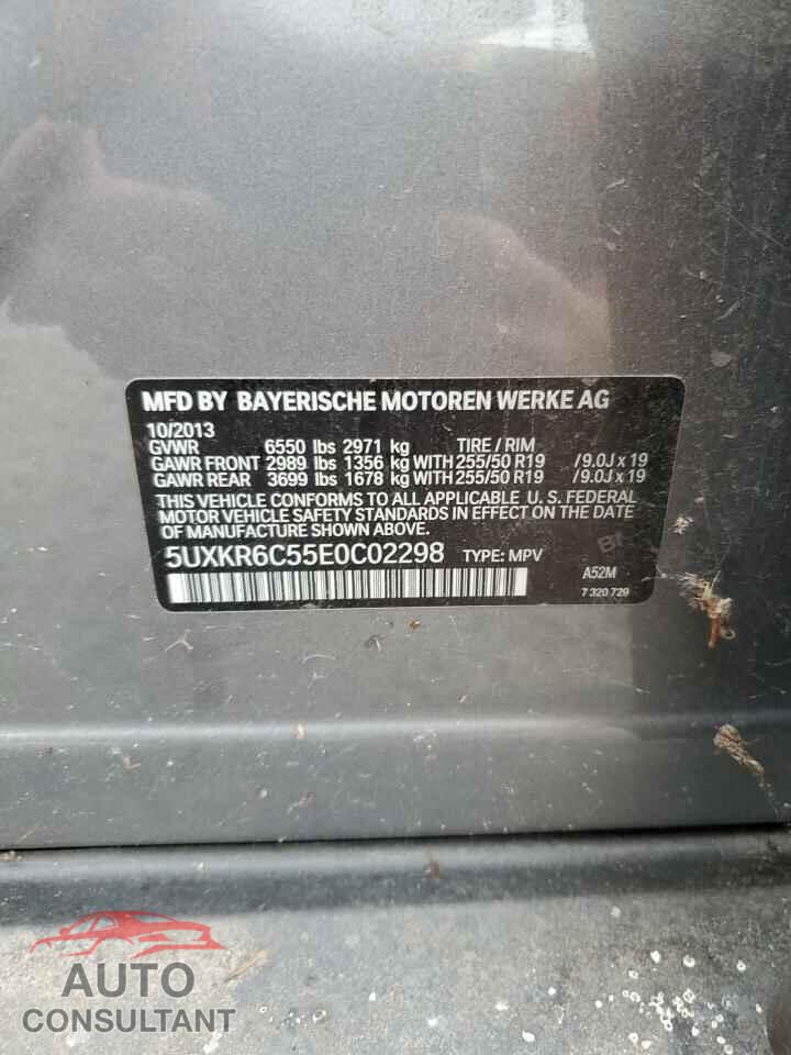 BMW X5 2014 - 5UXKR6C55E0C02298