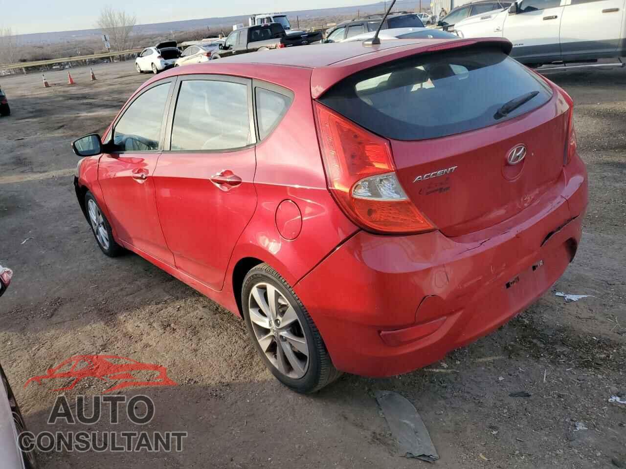 HYUNDAI ACCENT 2013 - KMHCU5AE2DU087581