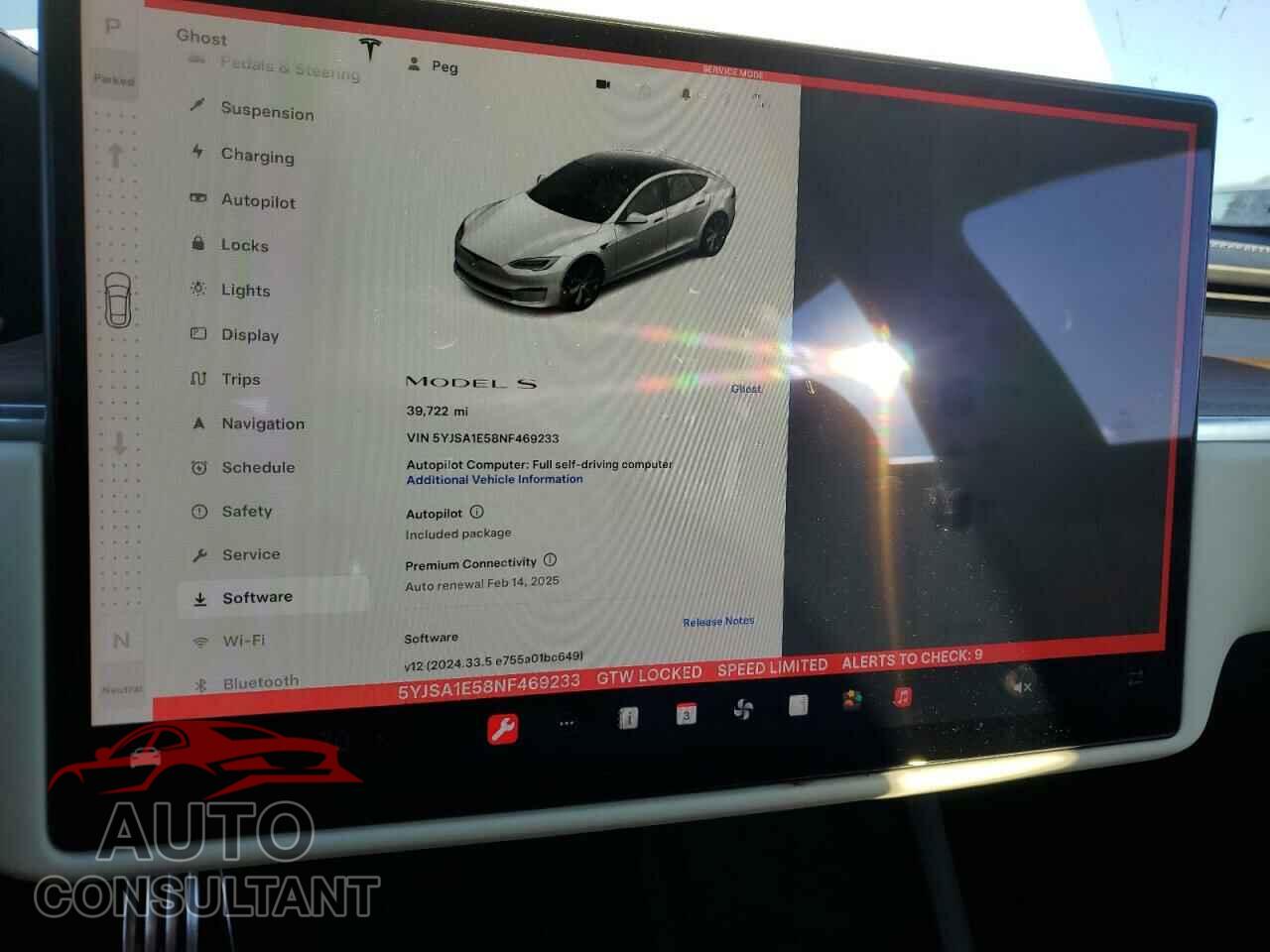 TESLA MODEL S 2022 - 5YJSA1E58NF469233