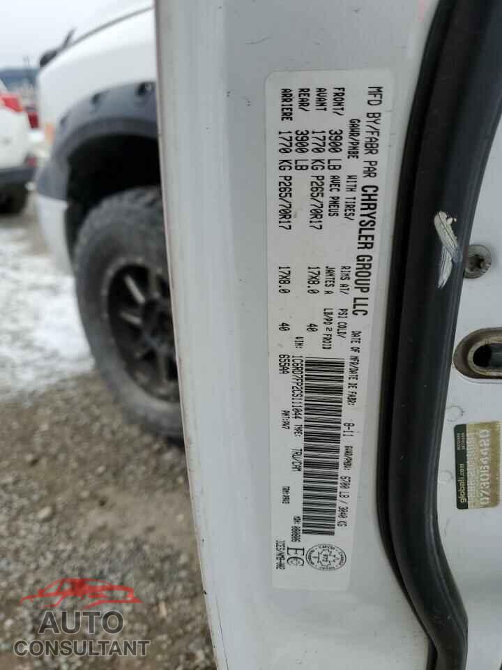 DODGE RAM 1500 2012 - 1C6RD7FP2CS111044