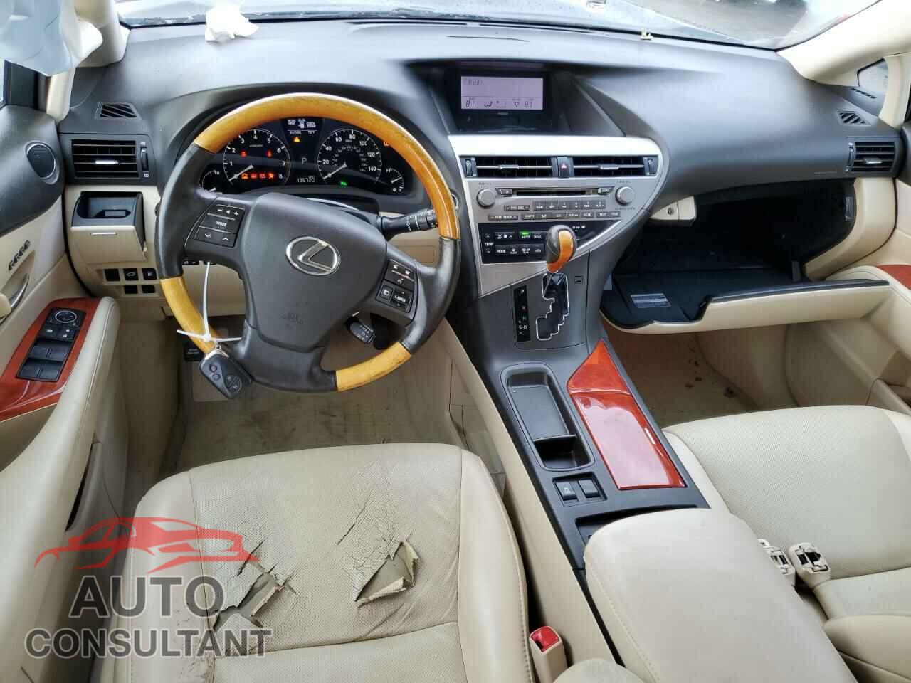LEXUS RX350 2010 - 2T2ZK1BAXAC036116