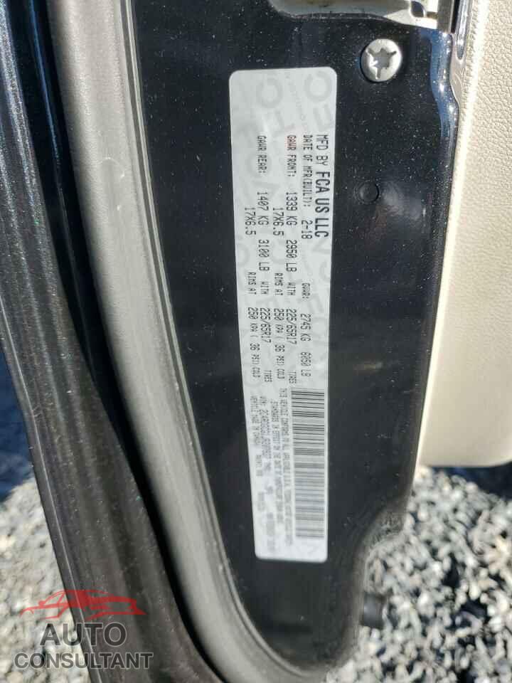 DODGE CARAVAN 2018 - 2C4RDGCG1JR207937