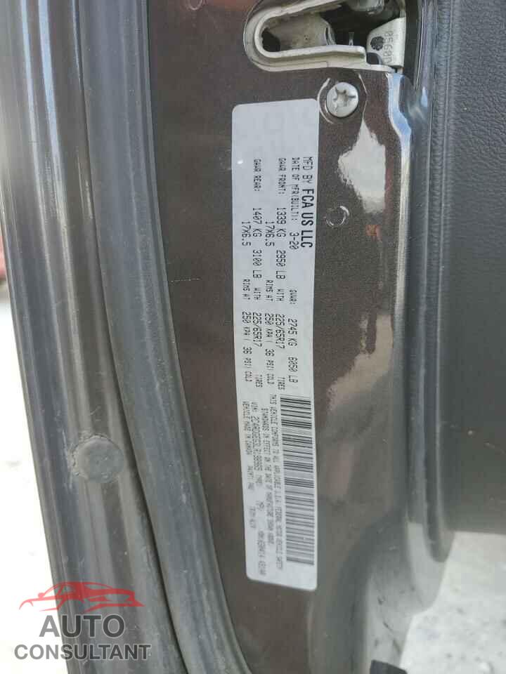 DODGE CARAVAN 2020 - 2C4RDGEG3LR198965