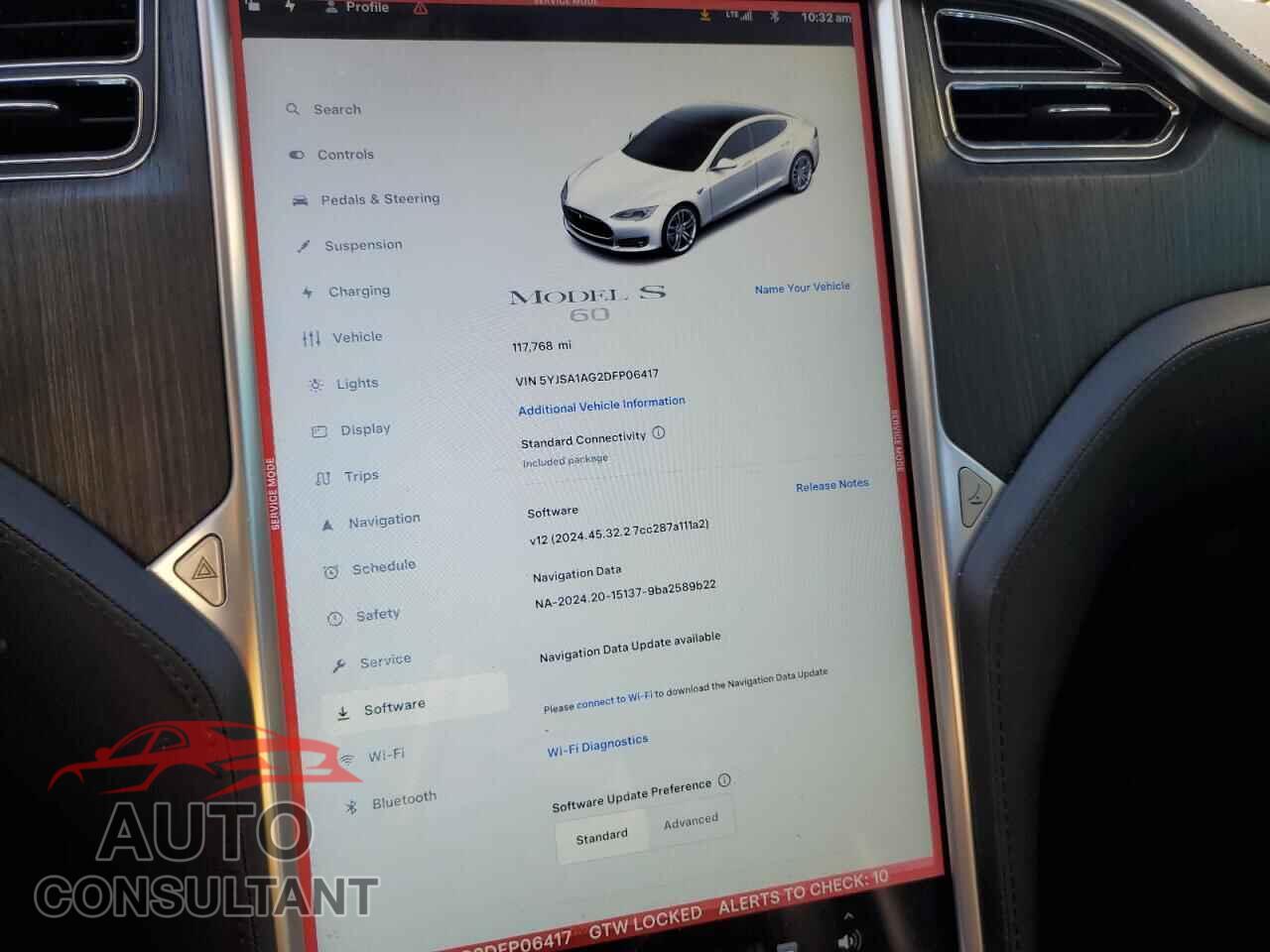 TESLA MODEL S 2013 - 5YJSA1AG2DFP06417