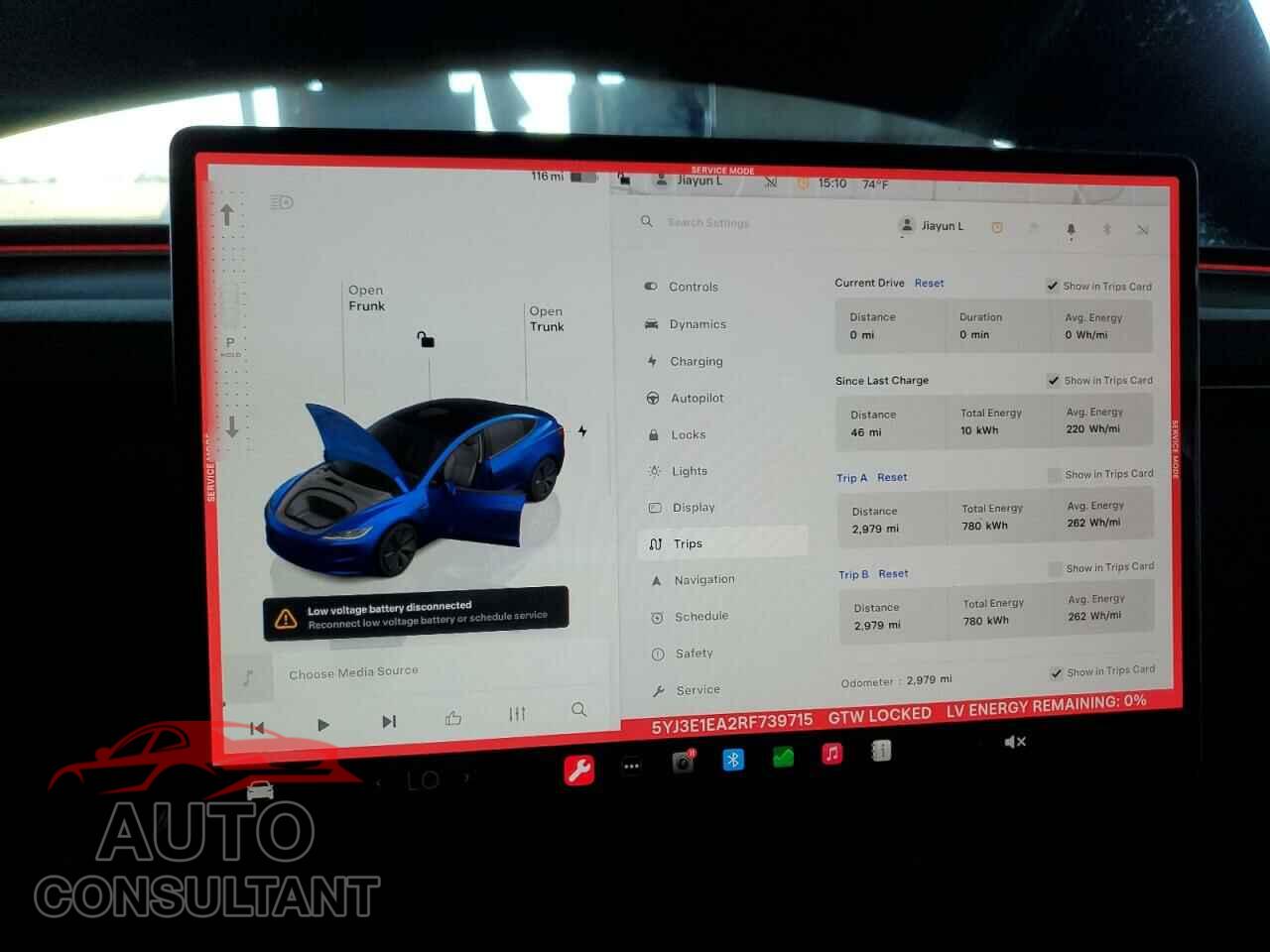 TESLA MODEL 3 2024 - 5YJ3E1EA2RF739715