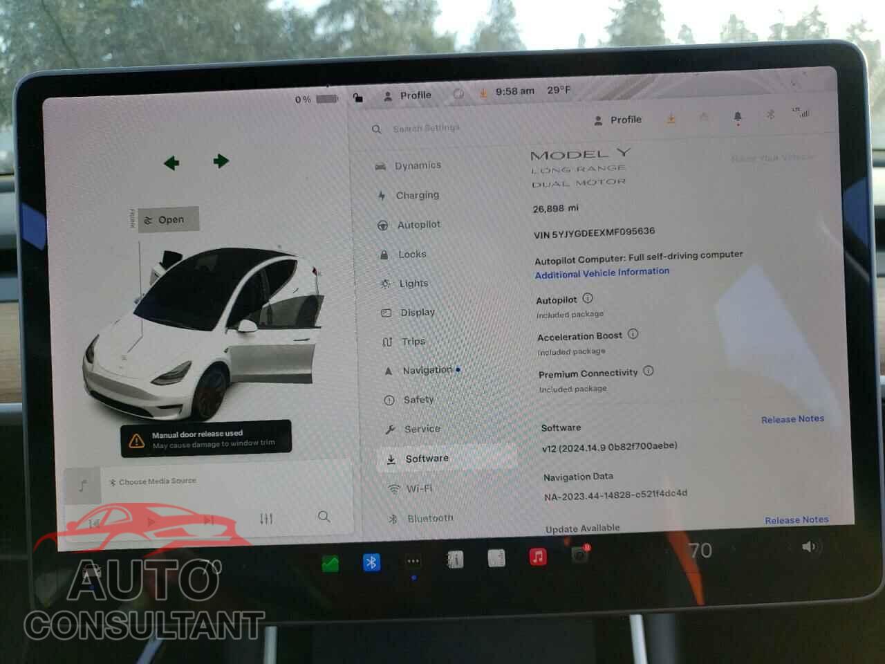 TESLA MODEL Y 2021 - 5YJYGDEEXMF095636