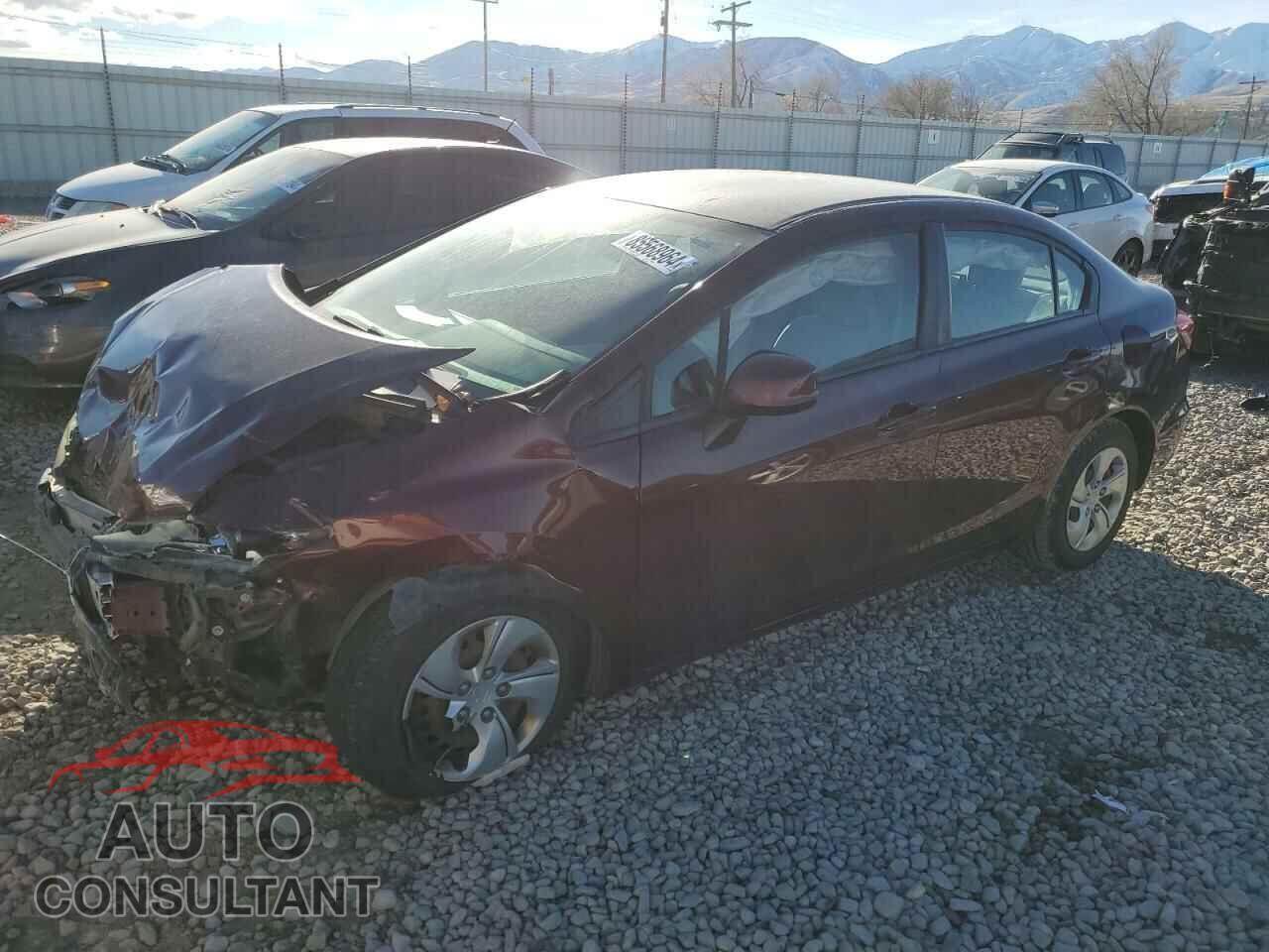 HONDA CIVIC 2013 - 19XFB2F52DE025076