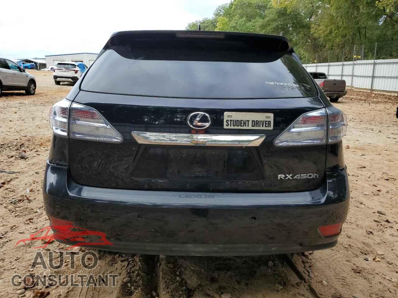 LEXUS RX450 2012 - JTJZB1BA2C2407627