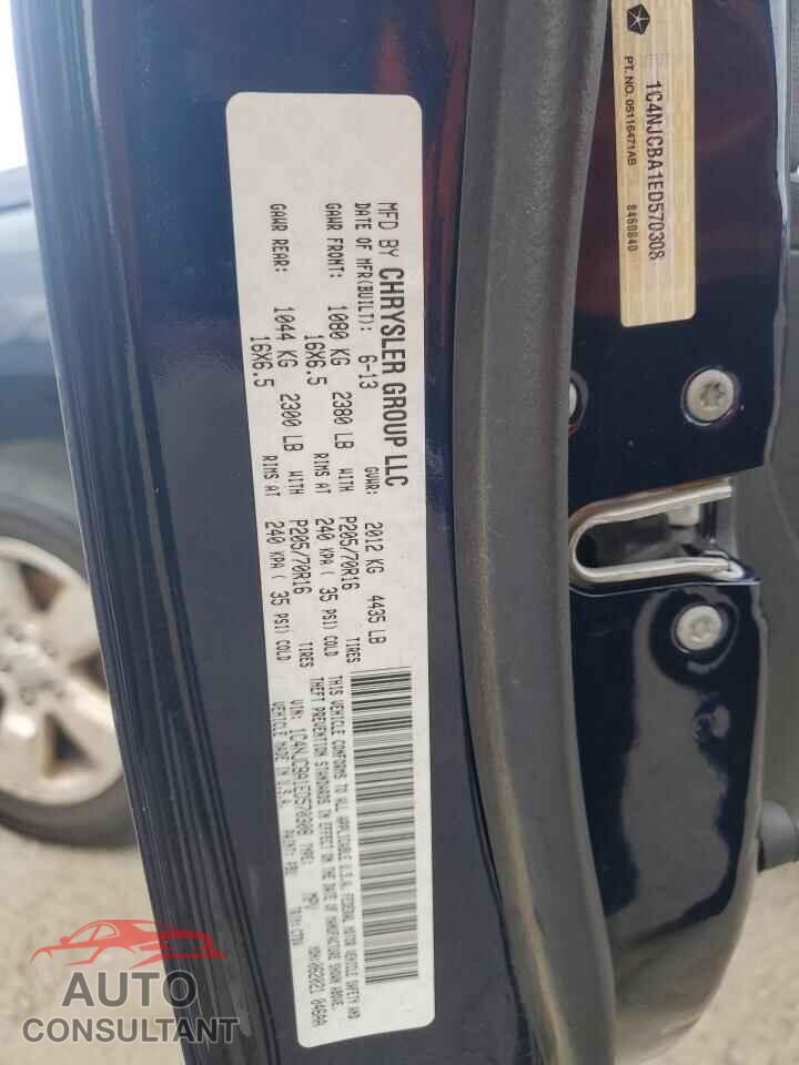 JEEP COMPASS 2014 - 1C4NJCBA1ED570308