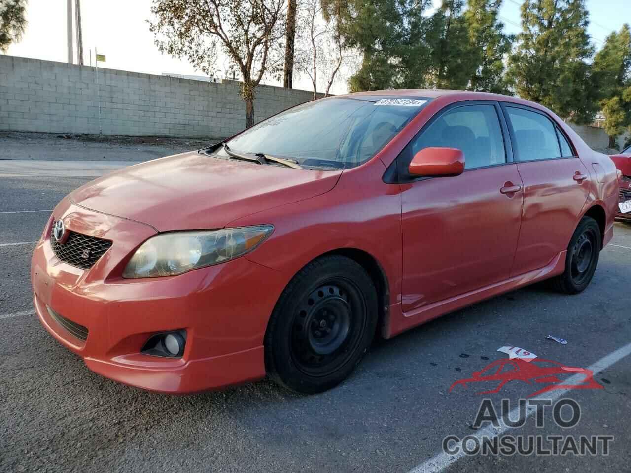 TOYOTA COROLLA 2009 - 1NXBU40E29Z045958