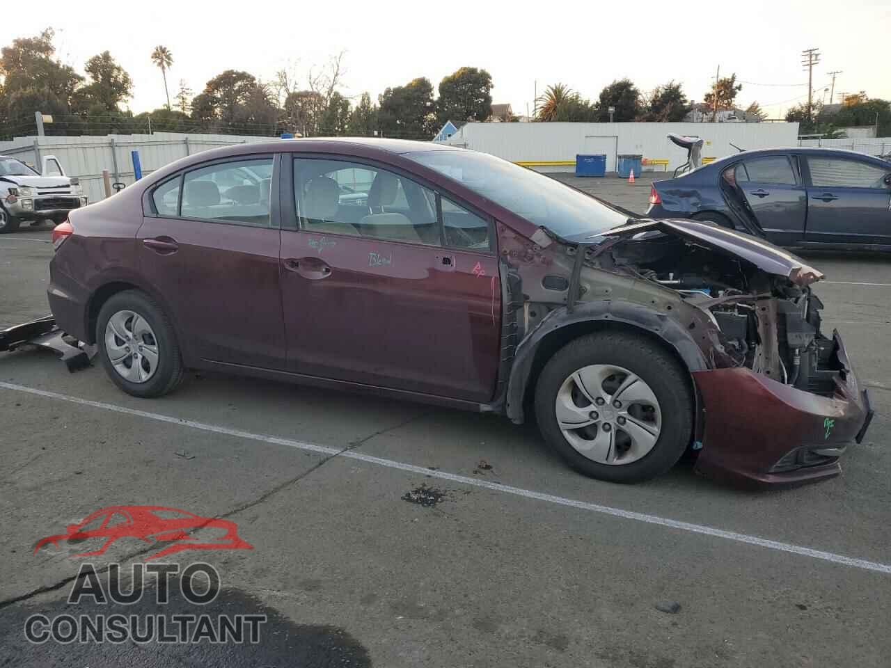 HONDA CIVIC 2013 - 19XFB2F59DE277634