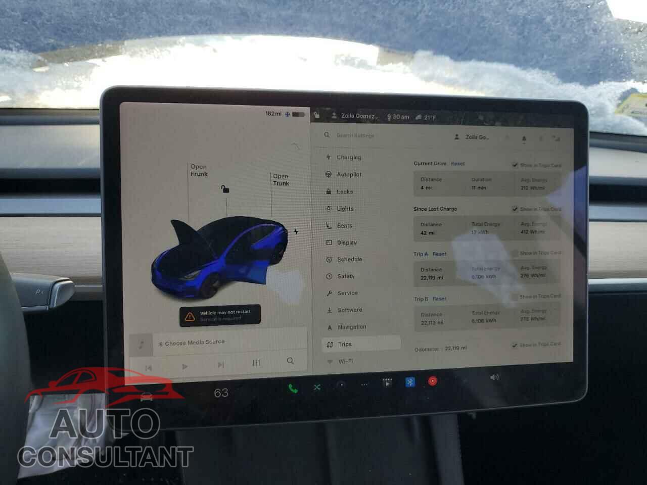 TESLA MODEL 3 2022 - 5YJ3E1EB0NF103121