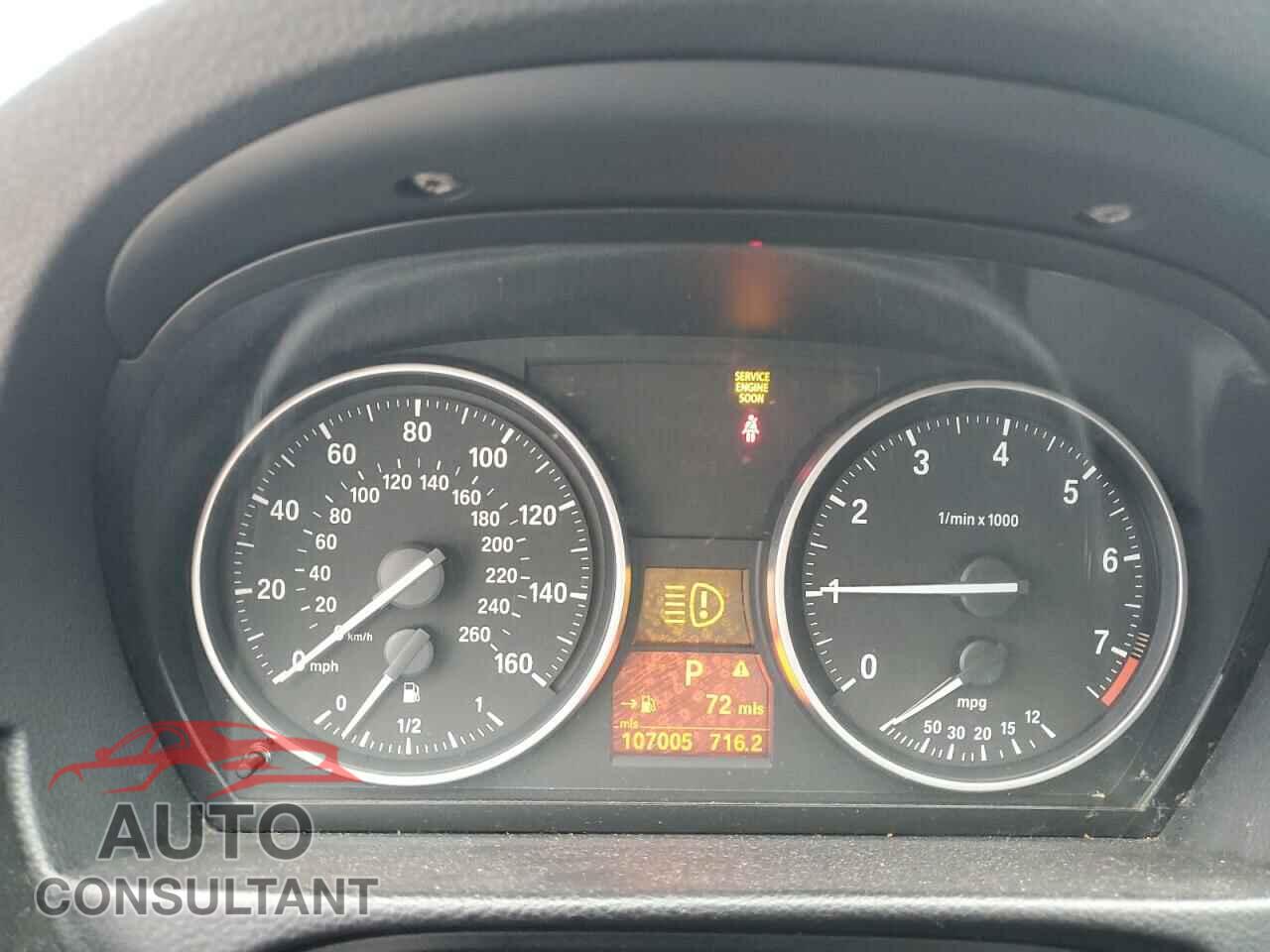 BMW 3 SERIES 2011 - WBAPH7C53BE683659