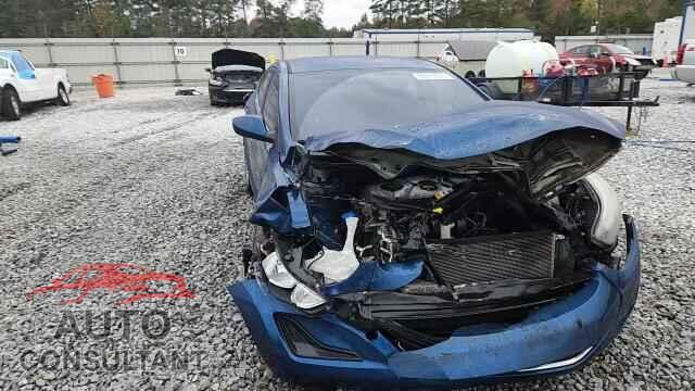 HYUNDAI ELANTRA 2014 - KMHDH4AE7EU218315