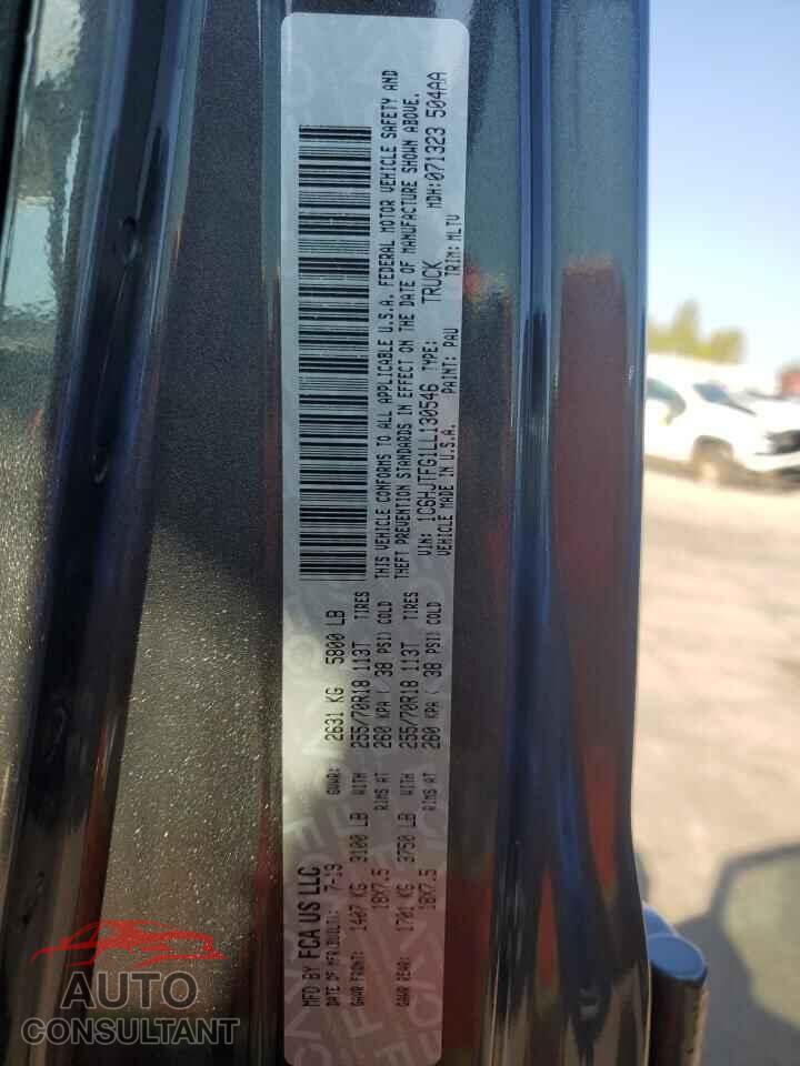 JEEP GLADIATOR 2020 - 1C6HJTFG1LL130546
