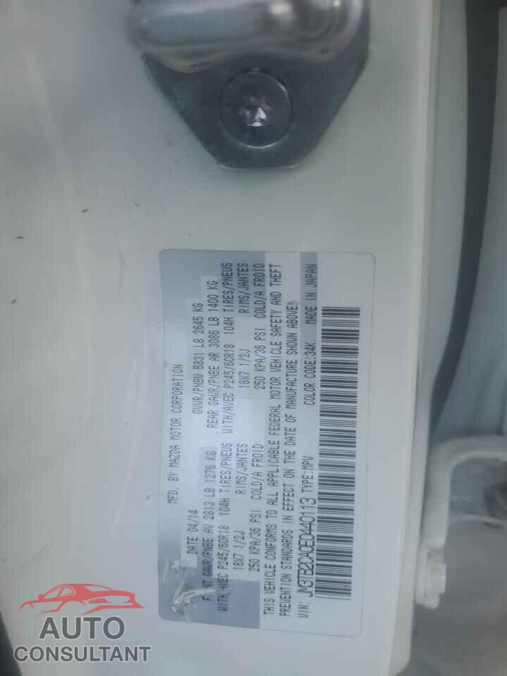 MAZDA CX-9 2014 - JM3TB2CA0E0440113