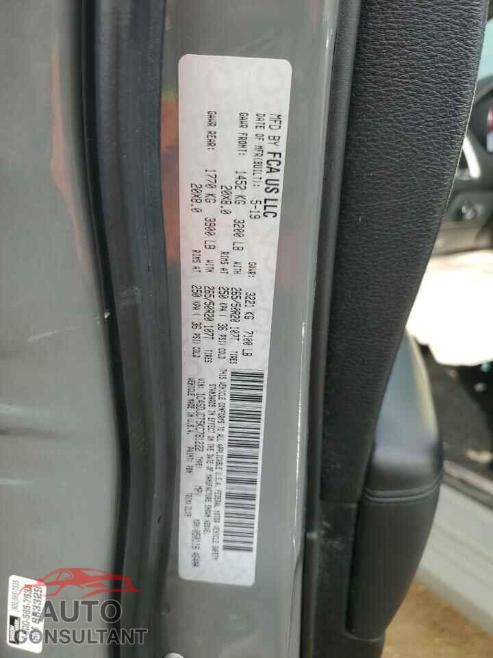 DODGE DURANGO 2019 - 1C4SDJCT5KC781222