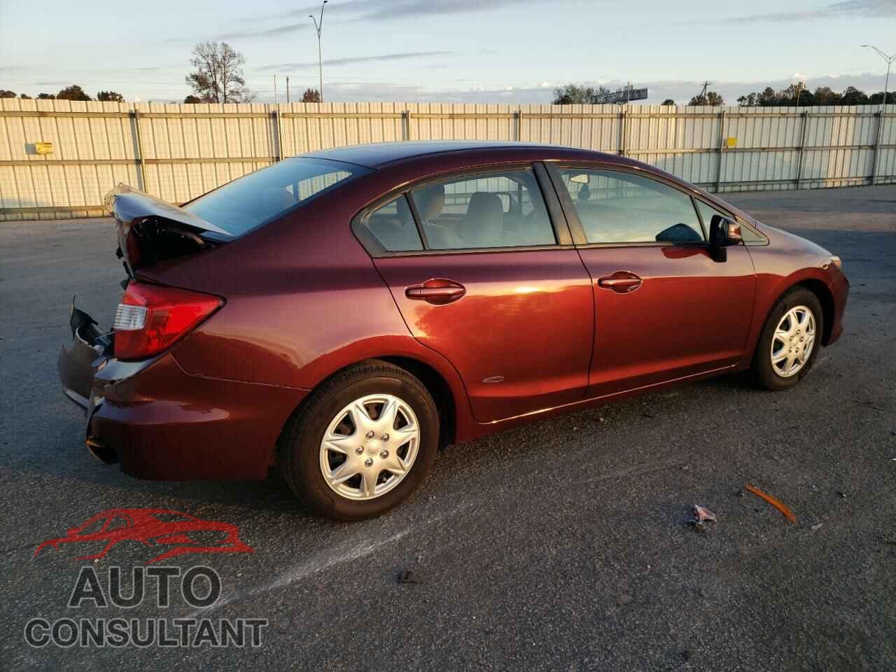 HONDA CIVIC 2012 - 2HGFB2F52CH586687