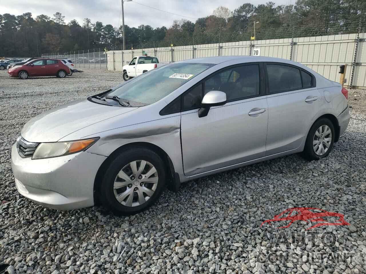 HONDA CIVIC 2012 - 19XFB2F55CE065439
