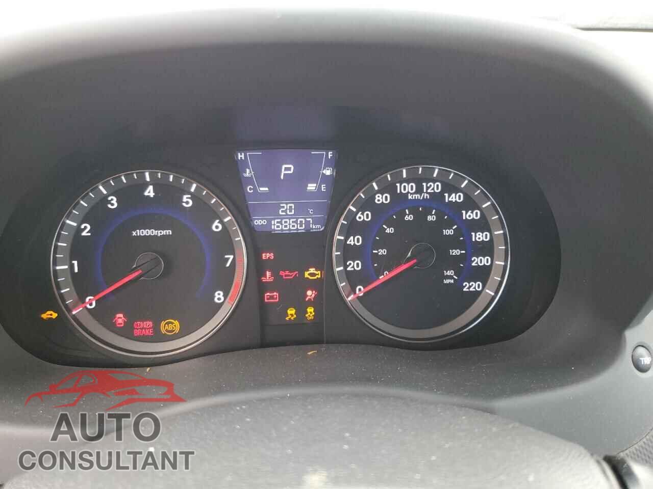 HYUNDAI ACCENT 2013 - KMHCU4AE2DU347455