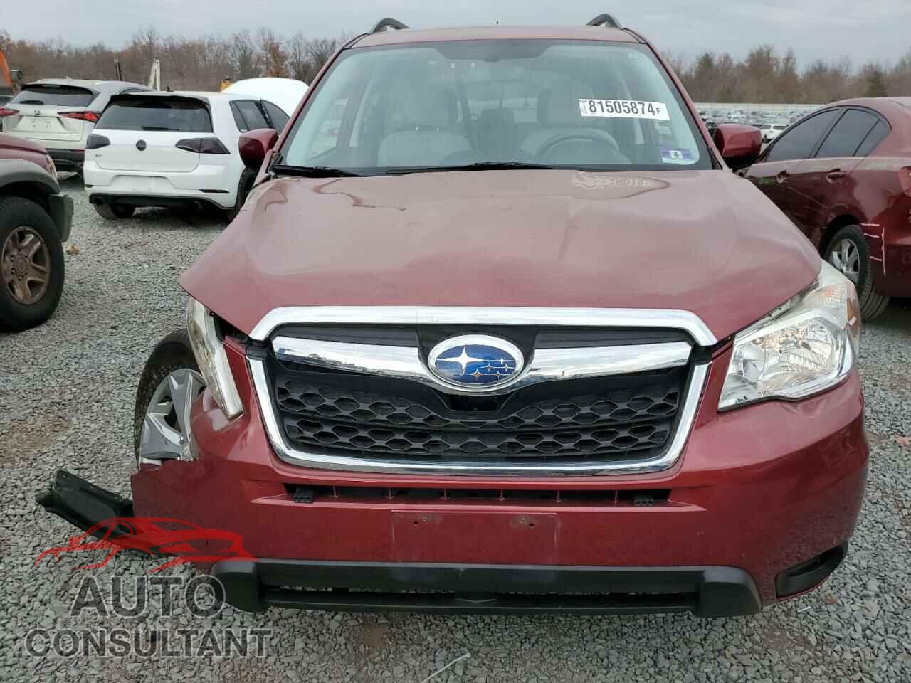 SUBARU FORESTER 2015 - JF2SJADC4FH574242