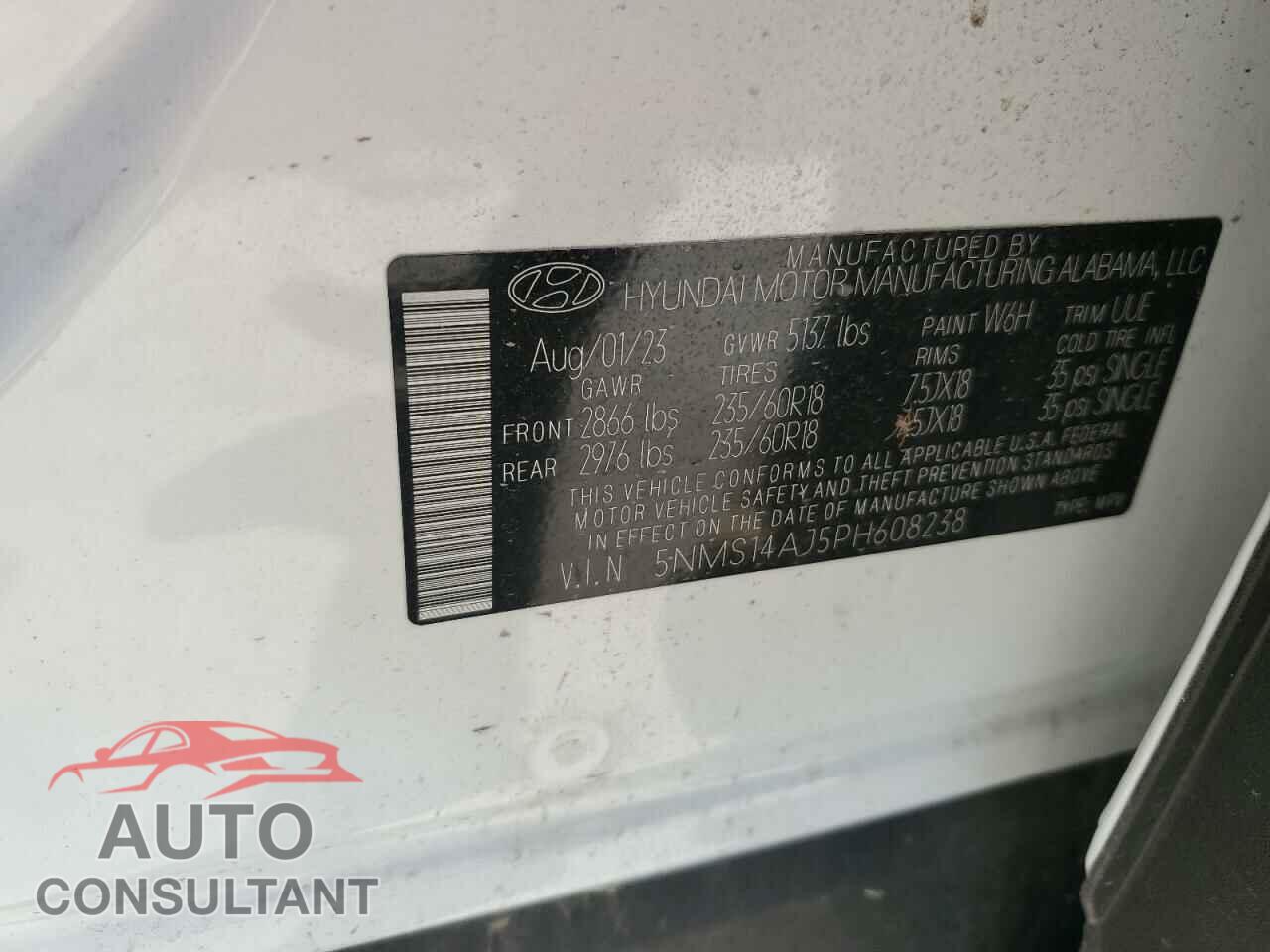HYUNDAI SANTA FE 2023 - 5NMS14AJ5PH608238
