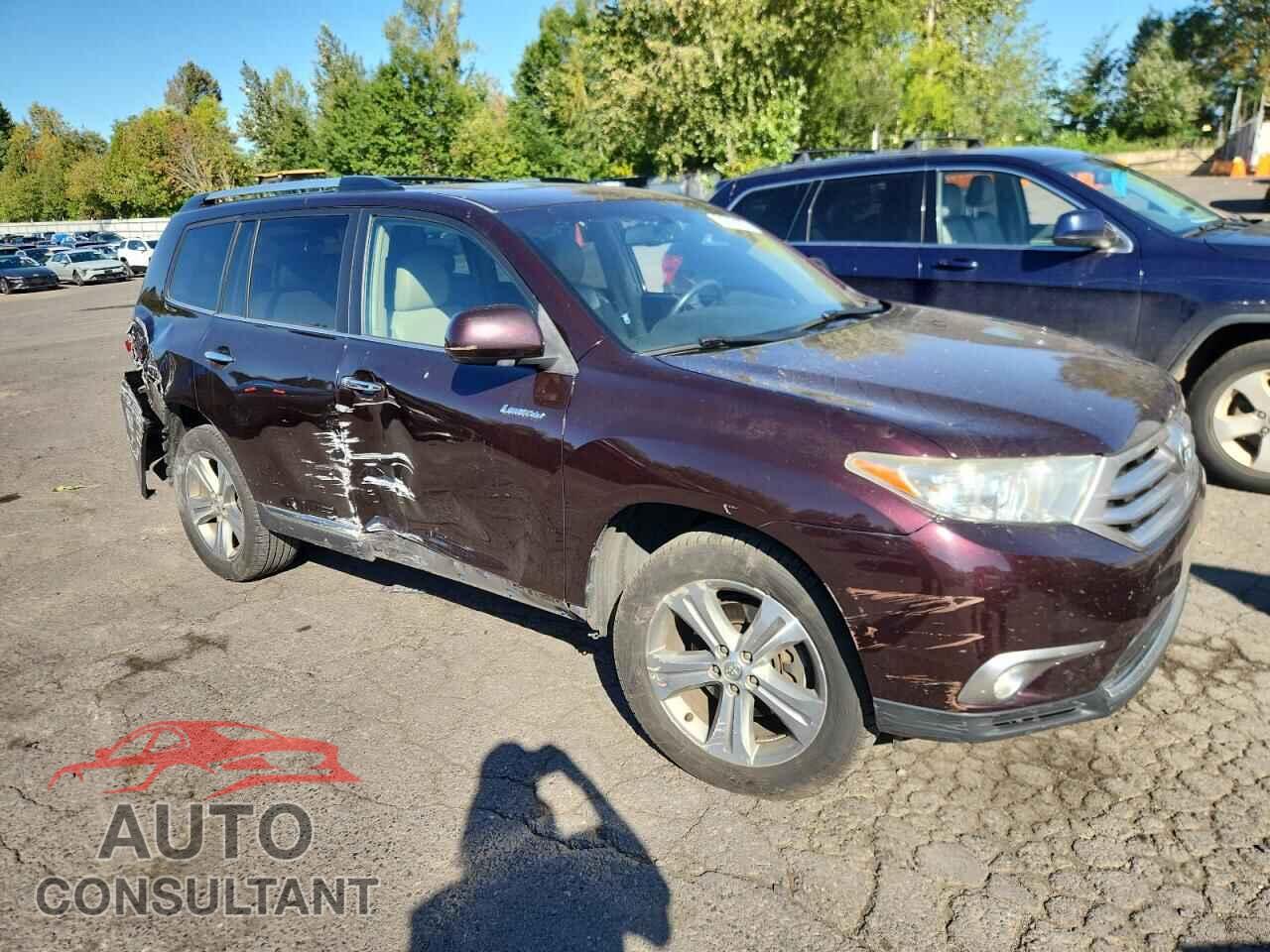 TOYOTA HIGHLANDER 2012 - 5TDDK3EHXCS160917