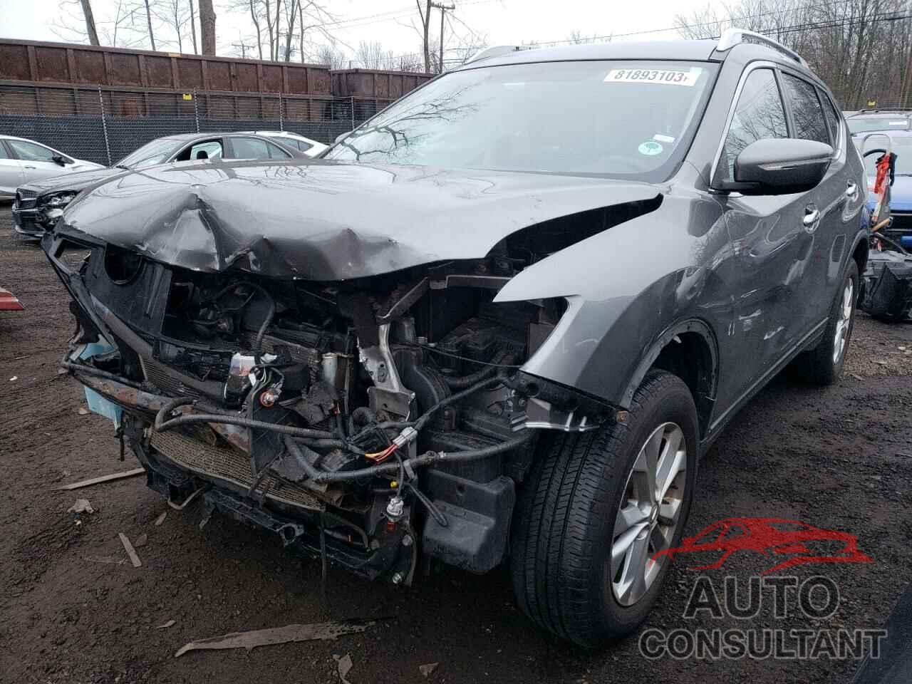 NISSAN ROGUE 2015 - KNMAT2MV8FP546185