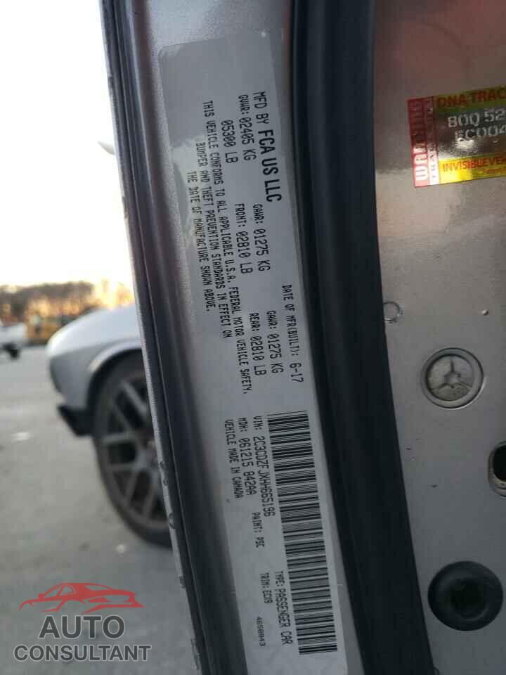DODGE CHALLENGER 2017 - 2C3CDZFJXHH665196