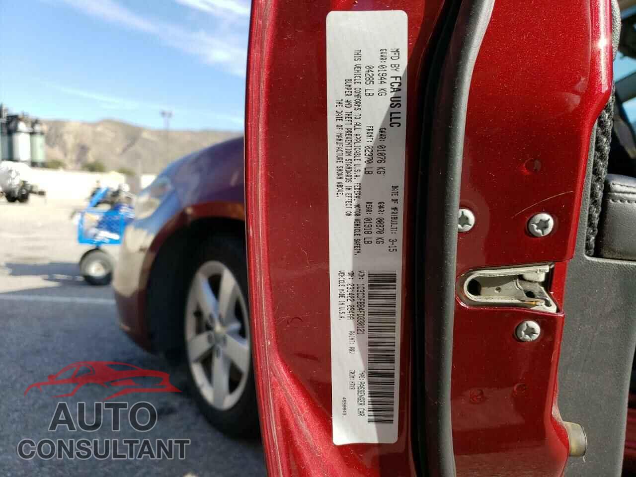 DODGE DART 2015 - 1C3CDFBB4FD330121