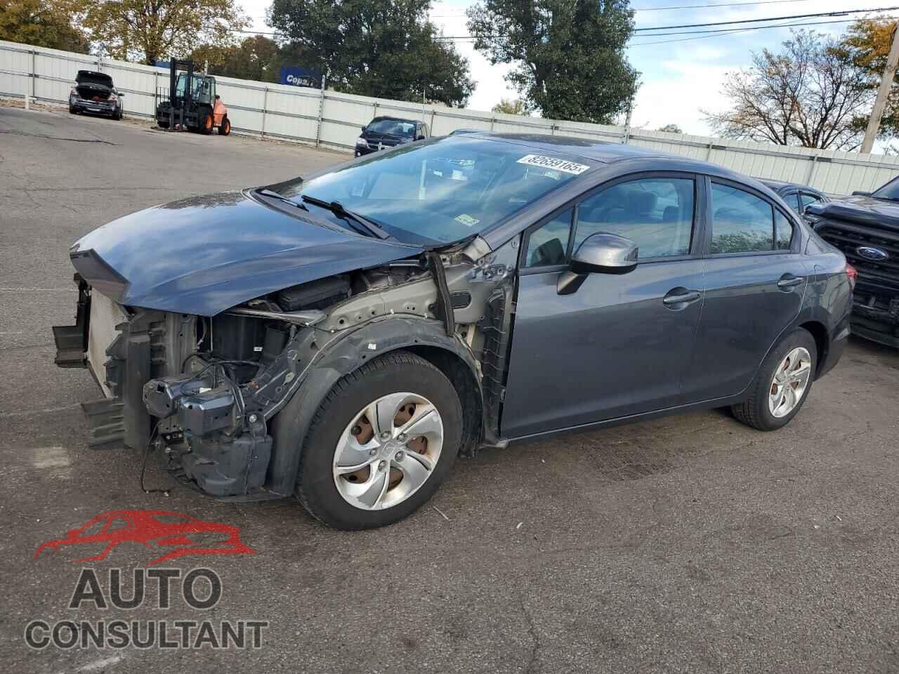 HONDA CIVIC 2013 - 19XFB2F55DE091427
