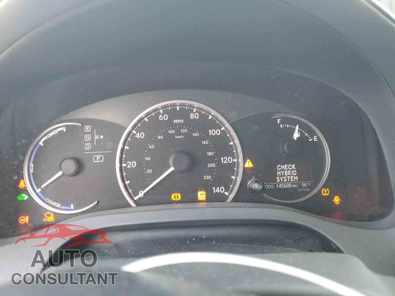 LEXUS CT 200 2012 - JTHKD5BH3C2079166