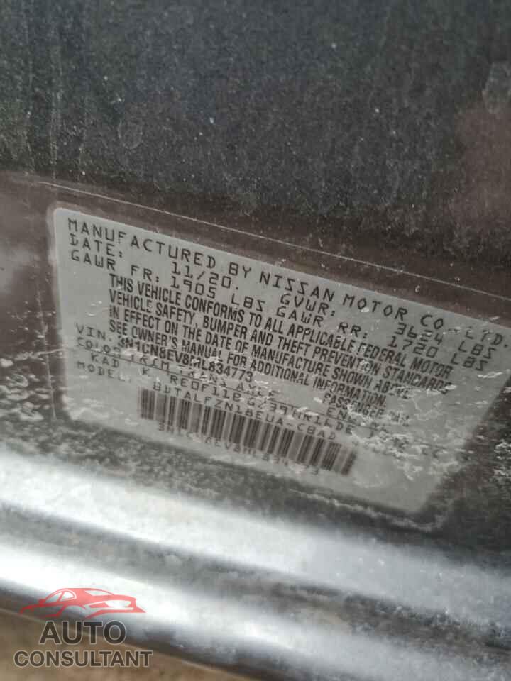 NISSAN VERSA 2021 - 3N1CN8EV8ML834773