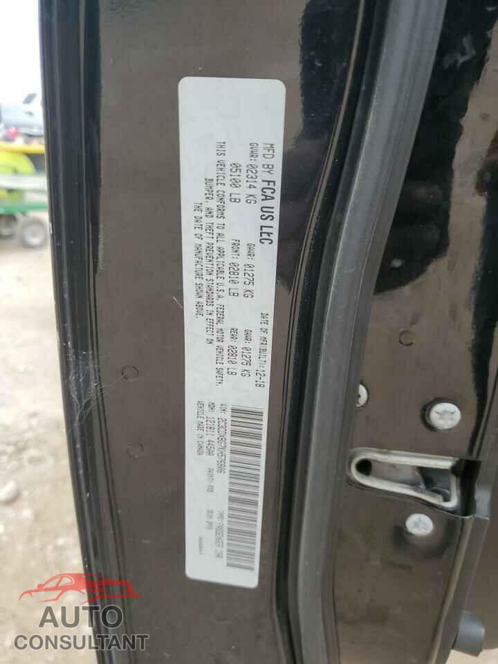 DODGE CHARGER 2019 - 2C3CDXBG7KH576806