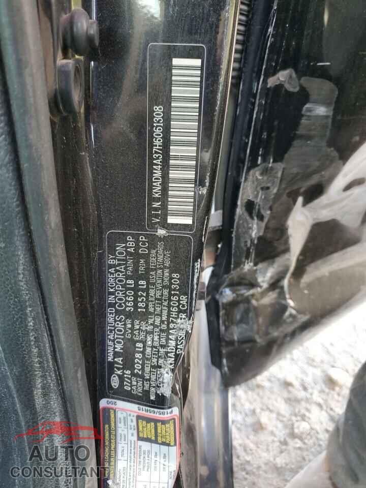 KIA RIO 2017 - KNADM4A37H6061308