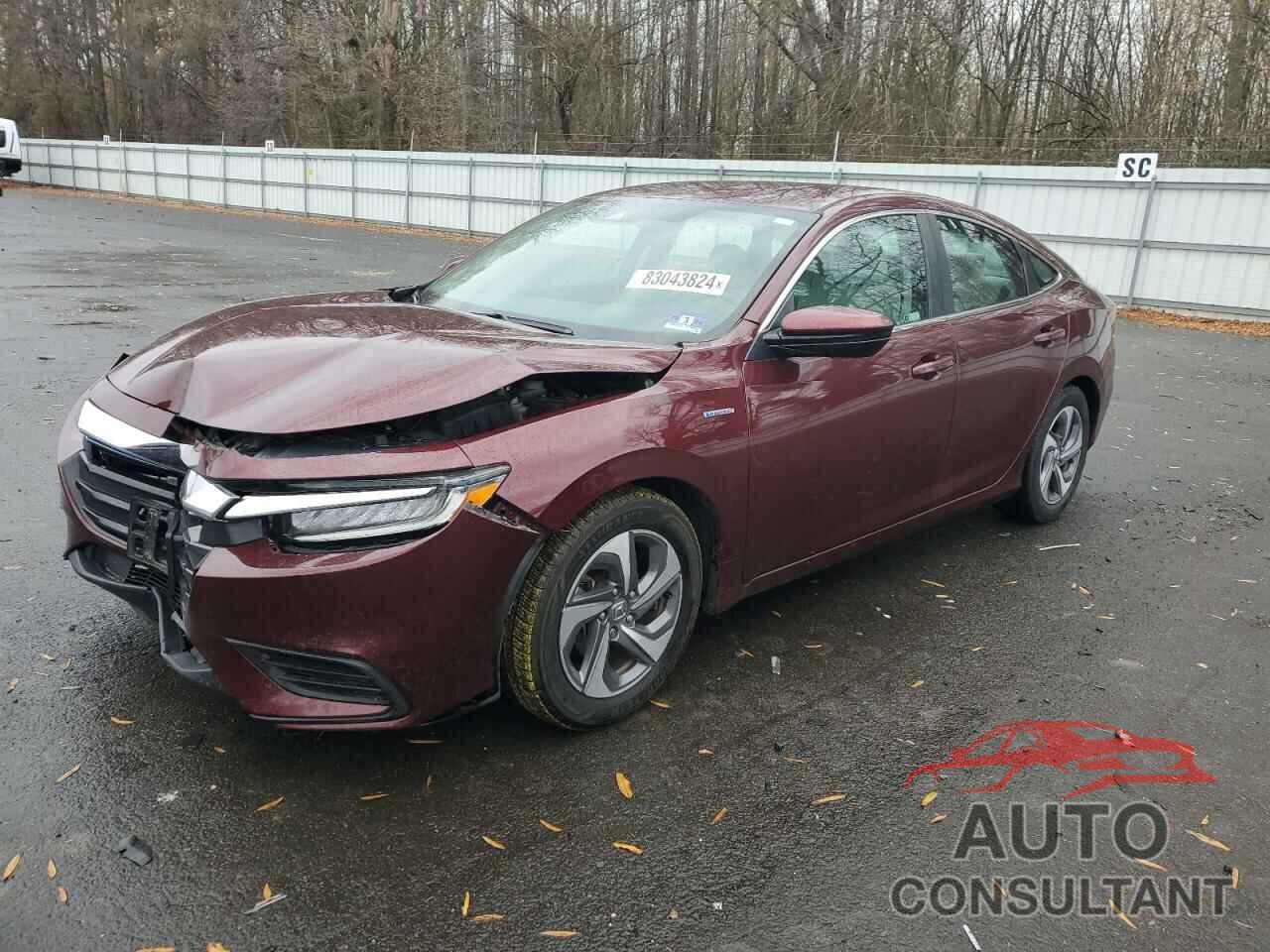 HONDA INSIGHT 2019 - 19XZE4F19KE024551