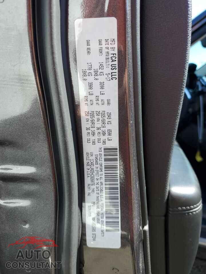 DODGE DURANGO 2017 - 1C4RDJAG5HC926076