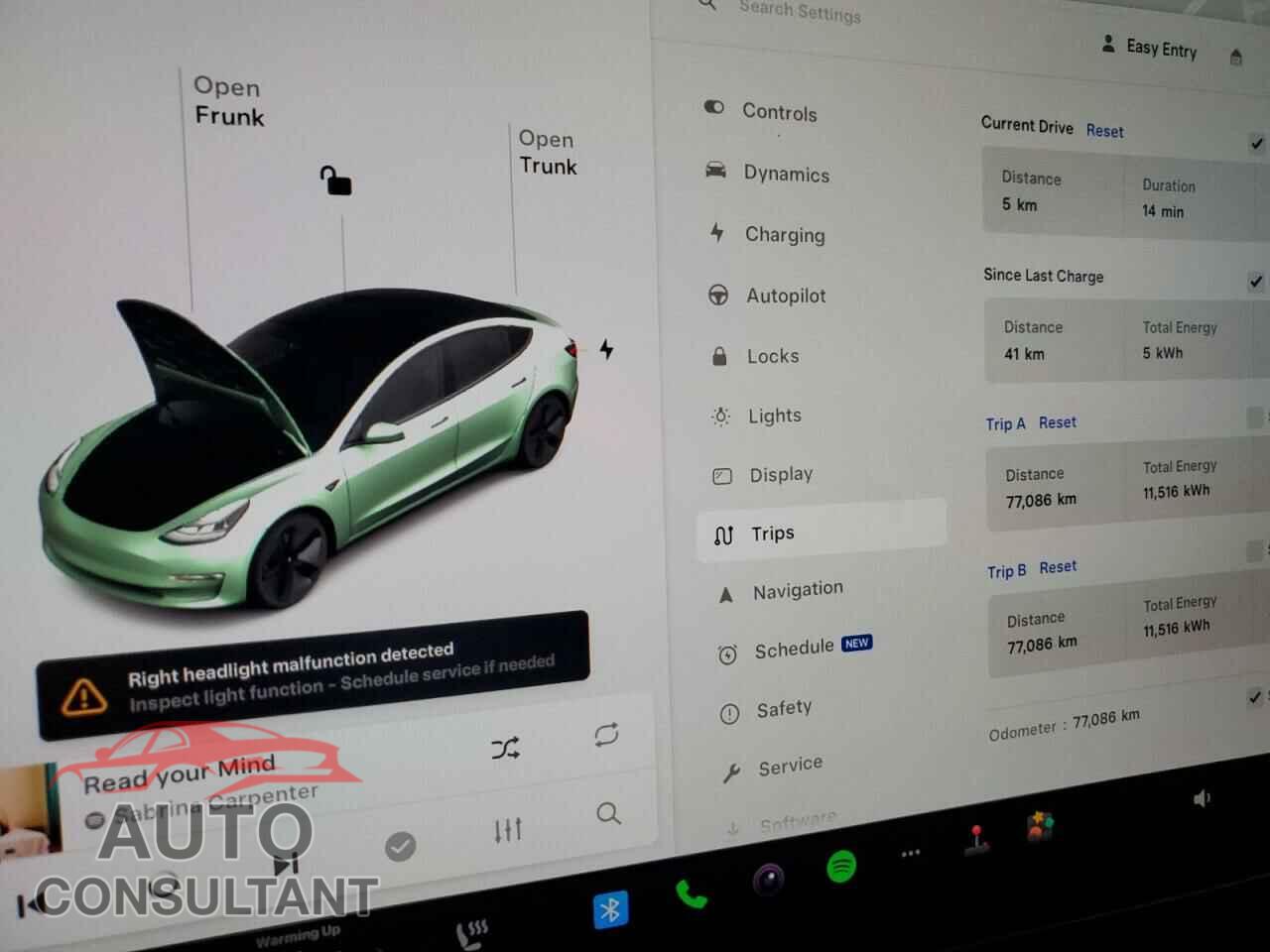 TESLA MODEL 3 2022 - 5YJ3E1EB7NF108087