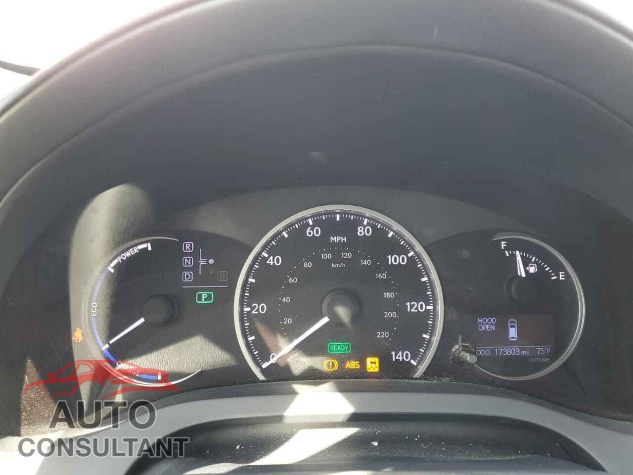 LEXUS CT 200 2012 - JTHKD5BH9C2122263